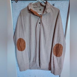 Beige Long Sleeve Pullover
